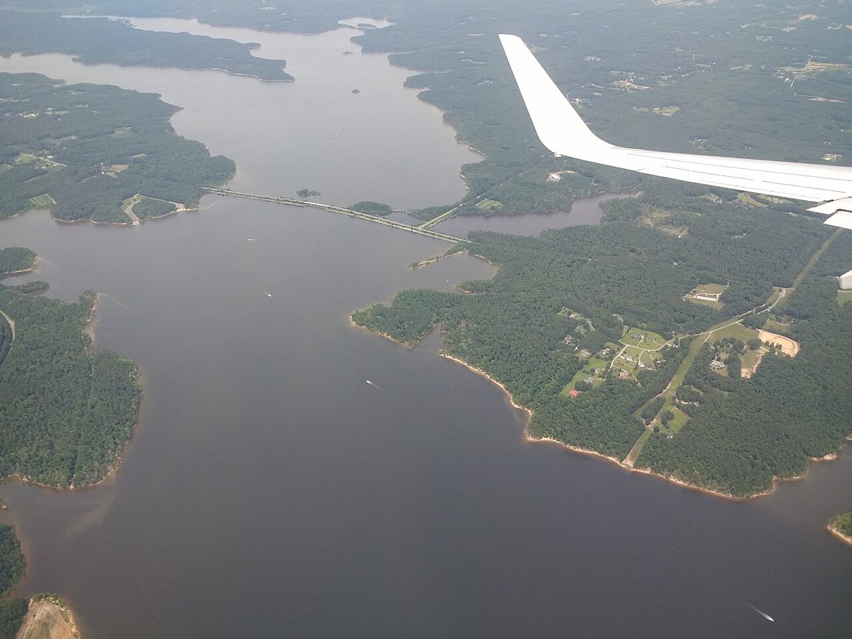 Jordan Lake in central North Carolina